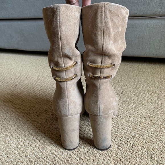 Jimmy Choo Mysen gold trim bootie - Picture 5 of 8